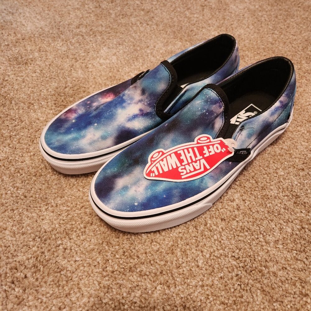 New unisex Galaxy Design Vans sneakers us mens 4.5 Womens 6.0 - Picture 4 of 7